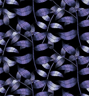 Abstraction violette