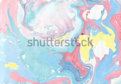 Papier peint  Abstrait 3D pastels imitation mur