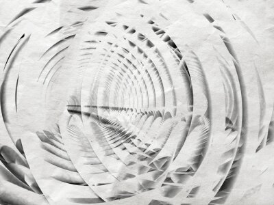 Papier peint  Abstrait 3D tunnel