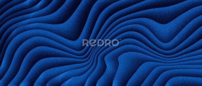 Papier peint  Abstrait bleu 3D