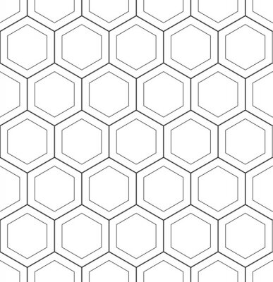 Abstrait géométrique modèle hoenycomb sans soudure vecteur hexagonal triangulaire fond grille texture
