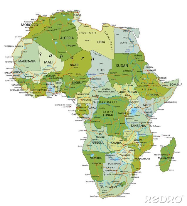 Papier peint  Afrique.