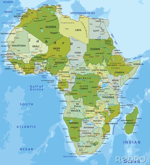 Papier peint  Afrique.