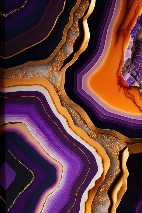 Papier peint  Agate élégante