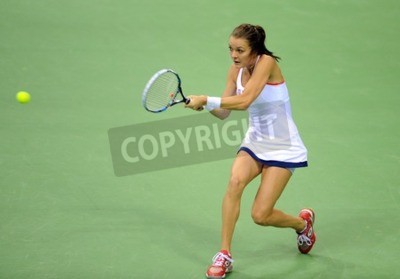 Papier peint  Agnieszka Radwanska joue la balle