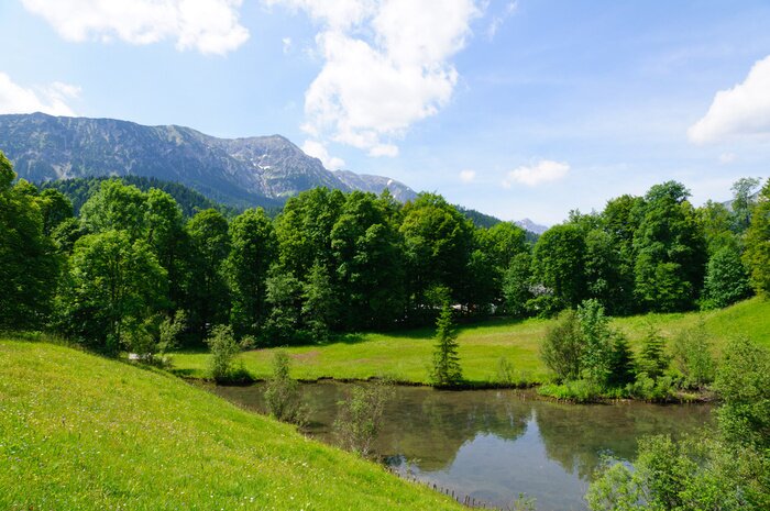 Papier peint  Alpes bavaroises en Allemagne
