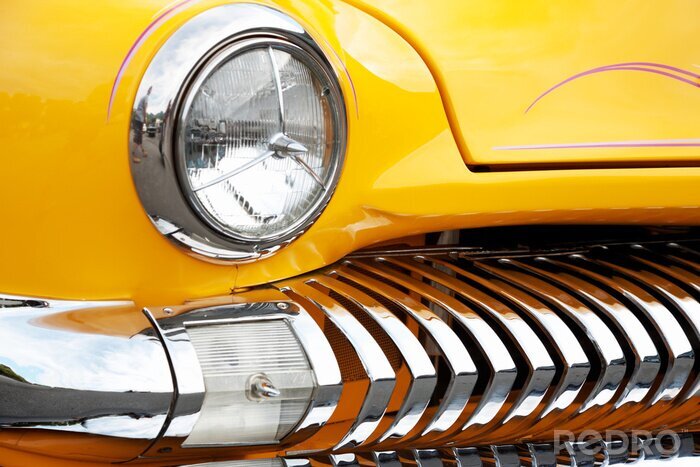 Papier peint  American Vintage Car avant Détail