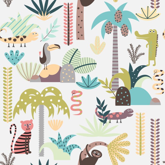 Papier peint  Amis des tropiques