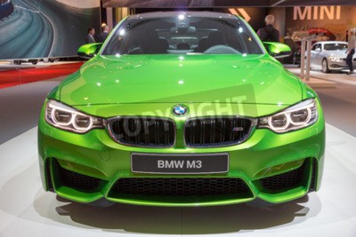 Papier peint  AMSTERDAM - APRIL 16, 2015: BMW M3 at the AutoRAI 2015.