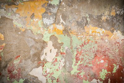 Papier peint  Ancien mur coloré