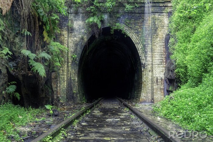 Papier peint  Ancien tunnel ferroviaire
