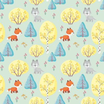 Animaux de la forêt mignons pour les enfants