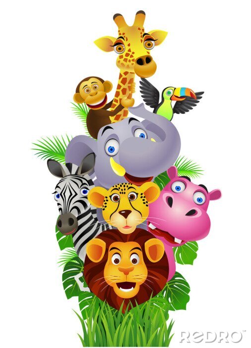 Papier peint  Animaux de zoo