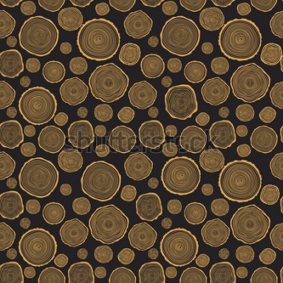 Papier peint  Anneaux d'arbres