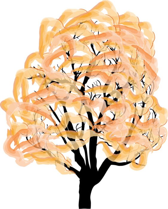 Papier peint  Arbre abstrait