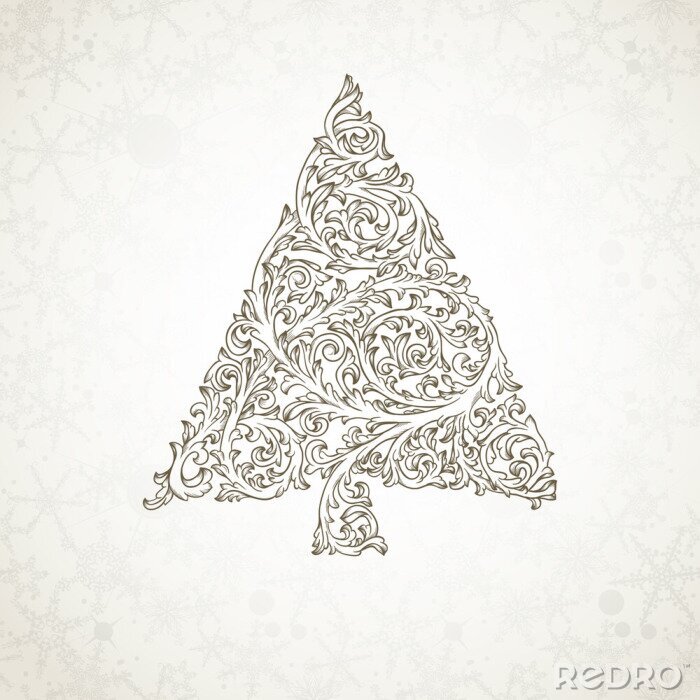 Papier peint  Arbre de Noël