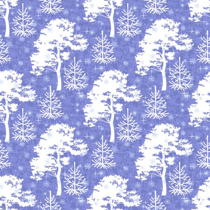 Papier peint  Arbre et motif de sapin de Noël