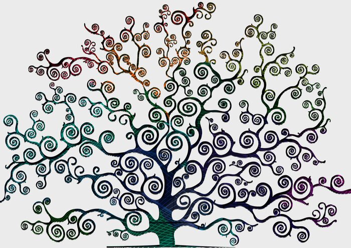 Papier peint  Arbre minimaliste