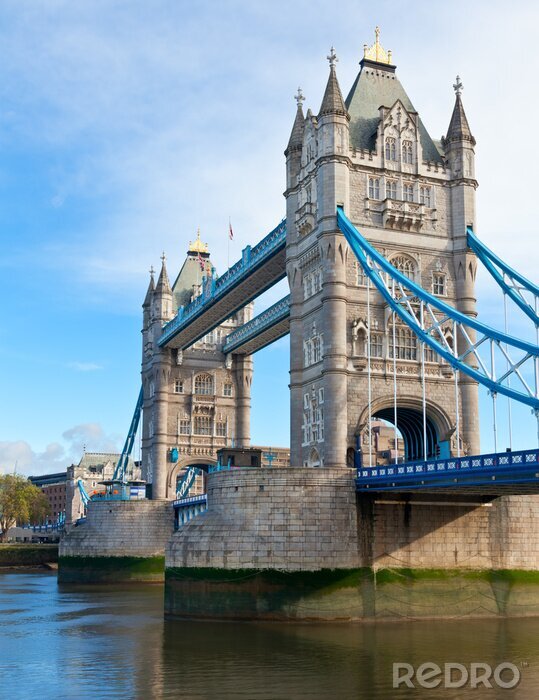 Papier peint  Architecture avec travées bleues
