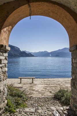 Papier peint  Architecture en bord de mer