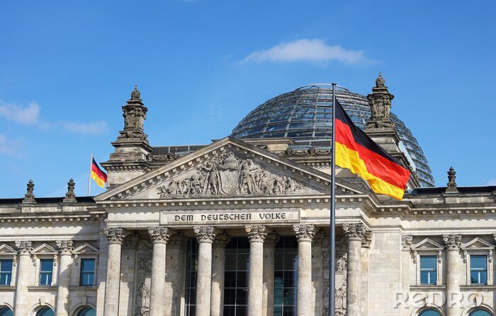 Papier peint  Architecture et drapeau de Berlin