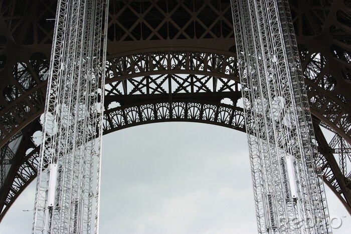 Papier peint  Architecture métallique la Tour Eiffel
