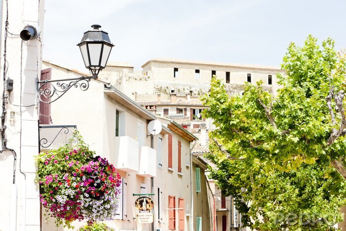 Papier peint  Architecture provençale verdure