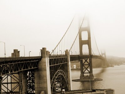 Papier peint  Architecture San Francisco sous le brouillard
