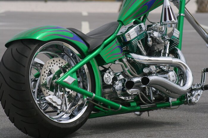 Papier peint  Arrière Chopper