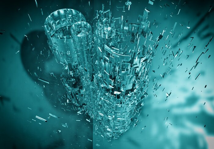 Papier peint  Arrière-plan 3D futuriste