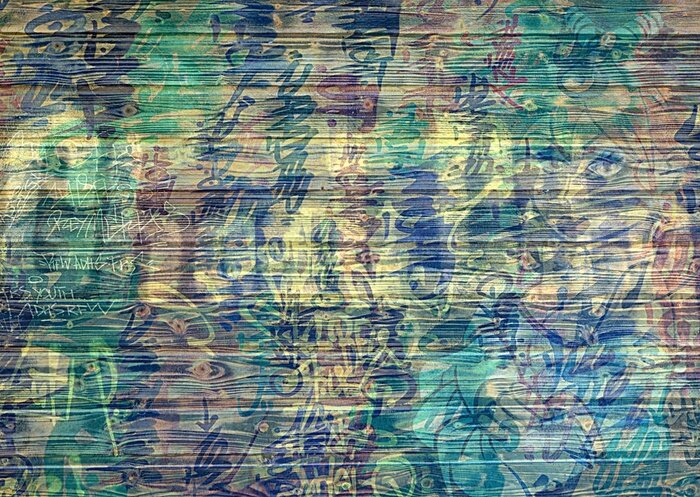 Papier peint  Art hip-hop sur le mur