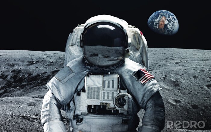 Papier peint  Astronaute devant la Terre