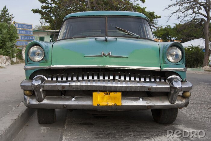 Papier peint  Auto d'Epoca, Cuba