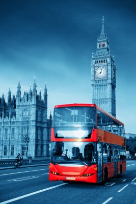 Papier peint  Autobus Londres Westminster