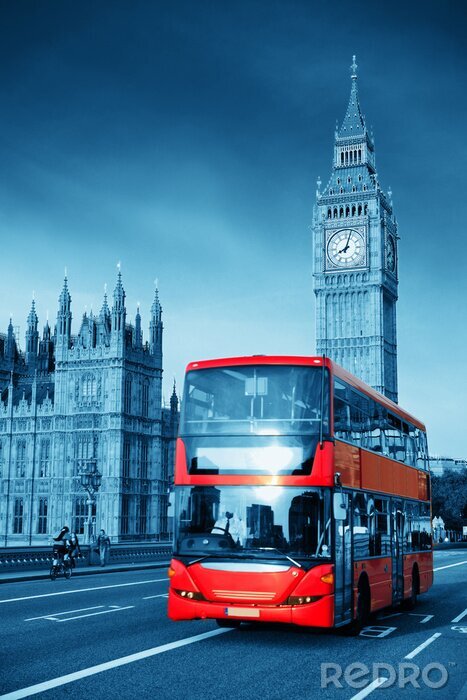 Papier peint  Autobus Londres Westminster