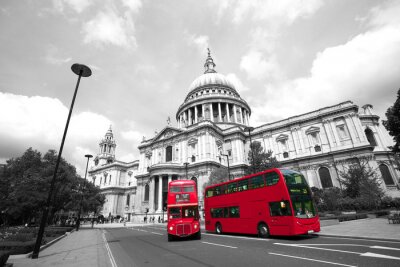 Autobus rouges à Londres