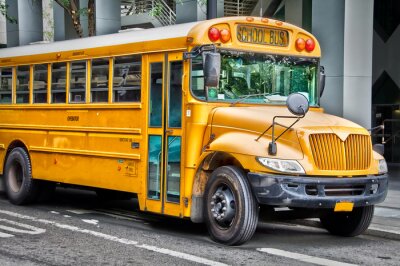 Papier peint  Autobus scolaire américain - New York