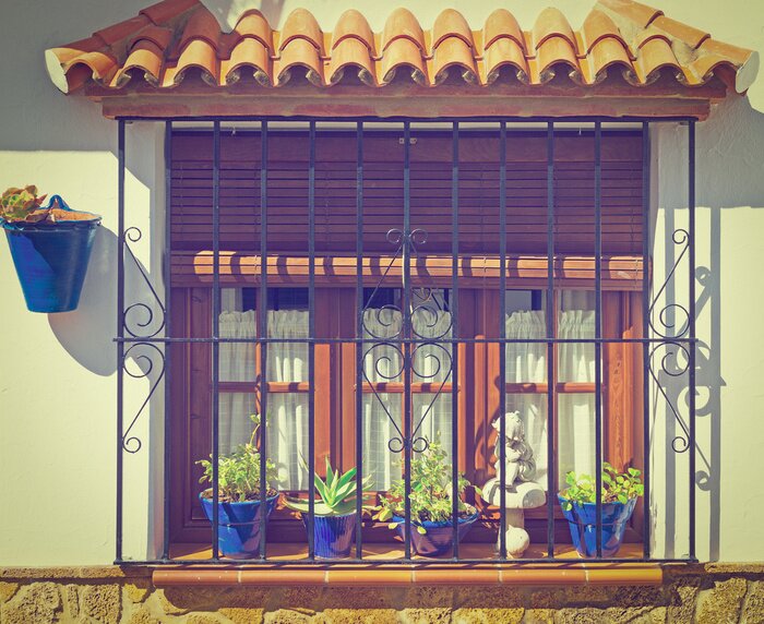 Papier peint  Balcon couvert