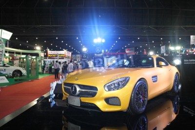 Papier peint  BANGKOK 24 Juin: voiture Mercedes Benz sur l'affichage à GTS Bangkok International Motor Show 2015 le 24 Juin 2015 à Bangkok en Thaïlande.