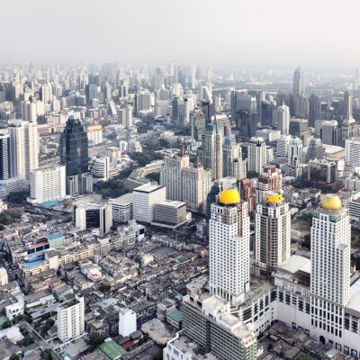 Papier peint  Bangkok aux tonalités de gris