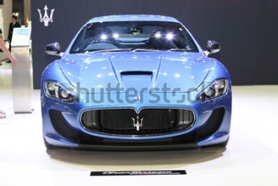 Papier peint  BANGKOK - November 28: Image zoom of Maserati car on display at The Motor Expo 2014 on November 28, 2014 in Bangkok, Thailand.