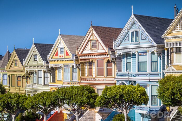 Papier peint  Banlieue colorée de San Francisco