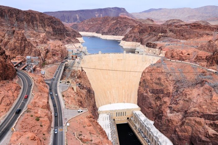Papier peint  Barrage en Amérique du Nord