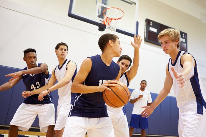 Papier peint  Basket équipe de jeunes