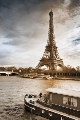 Bateau avec vue sur la Tour Eiffel