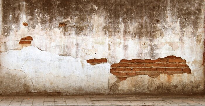 Papier peint  Bâtiment abandonné et sale