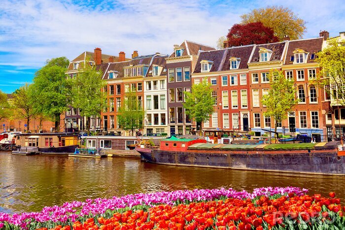 Papier peint  Beau paysage d'Amsterdam