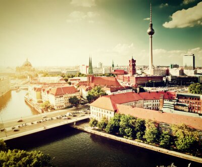 Berlin, Allemagne vue sur les principaux monuments