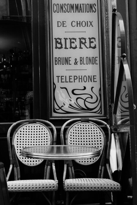 Papier peint  bières paris,