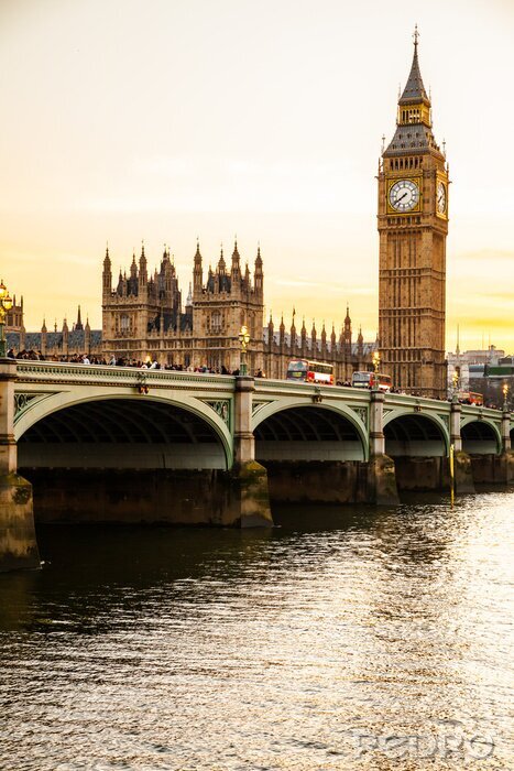 Papier peint  Big Ben Clock Tower et de la Chambre du Parlement à City of Westminster,